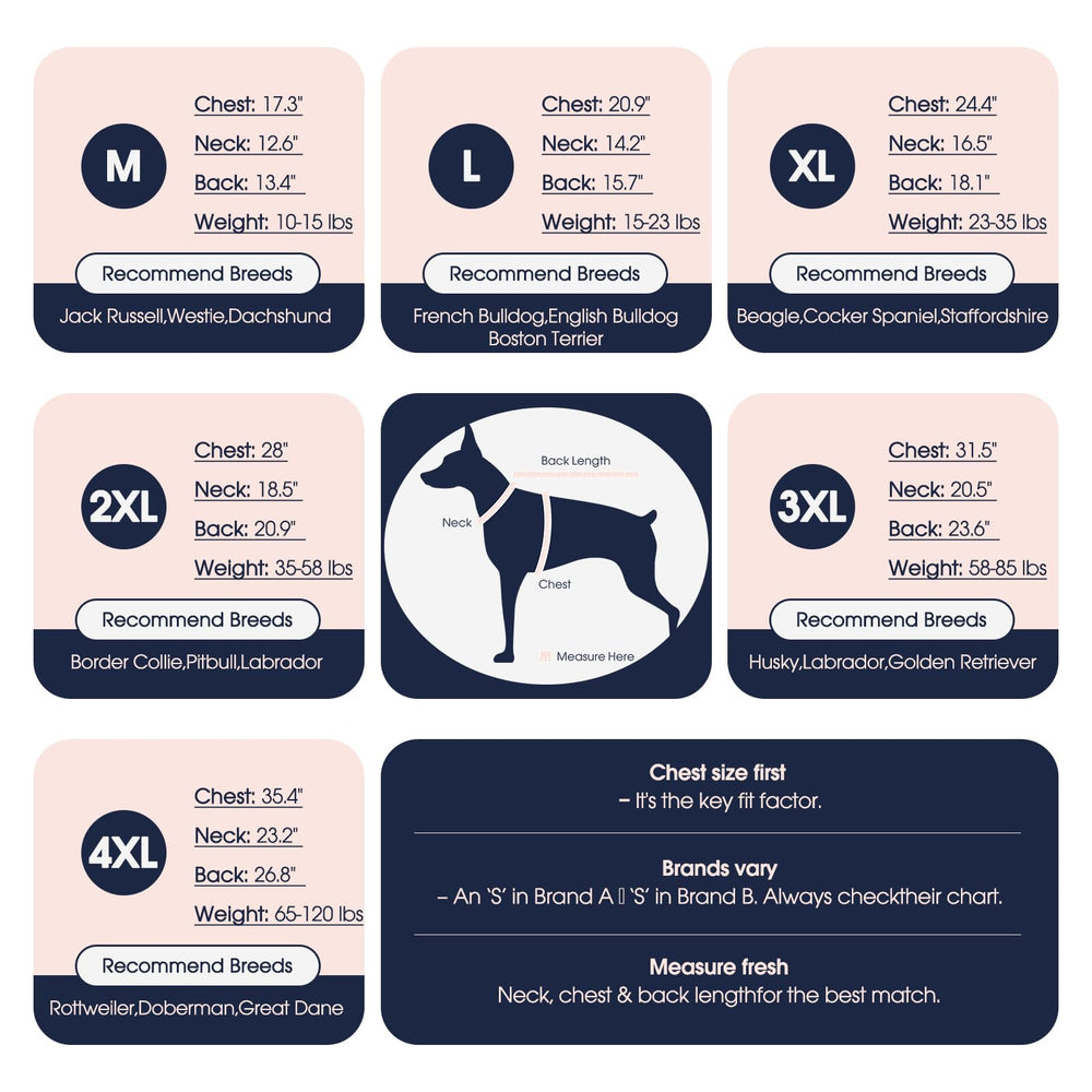 IECOii XXXXL pink sweater on giant dog front view highlighting warm fit