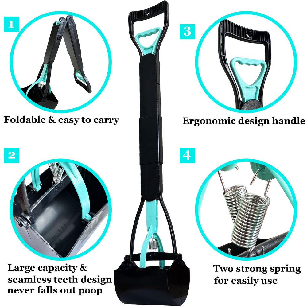 ienjoyed pooper scooper 32in extended reach helps avoid bending