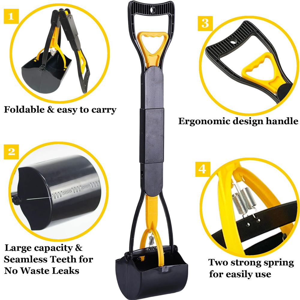 ienjoyed pooper scooper anti-fall-design adds stability during cleanup