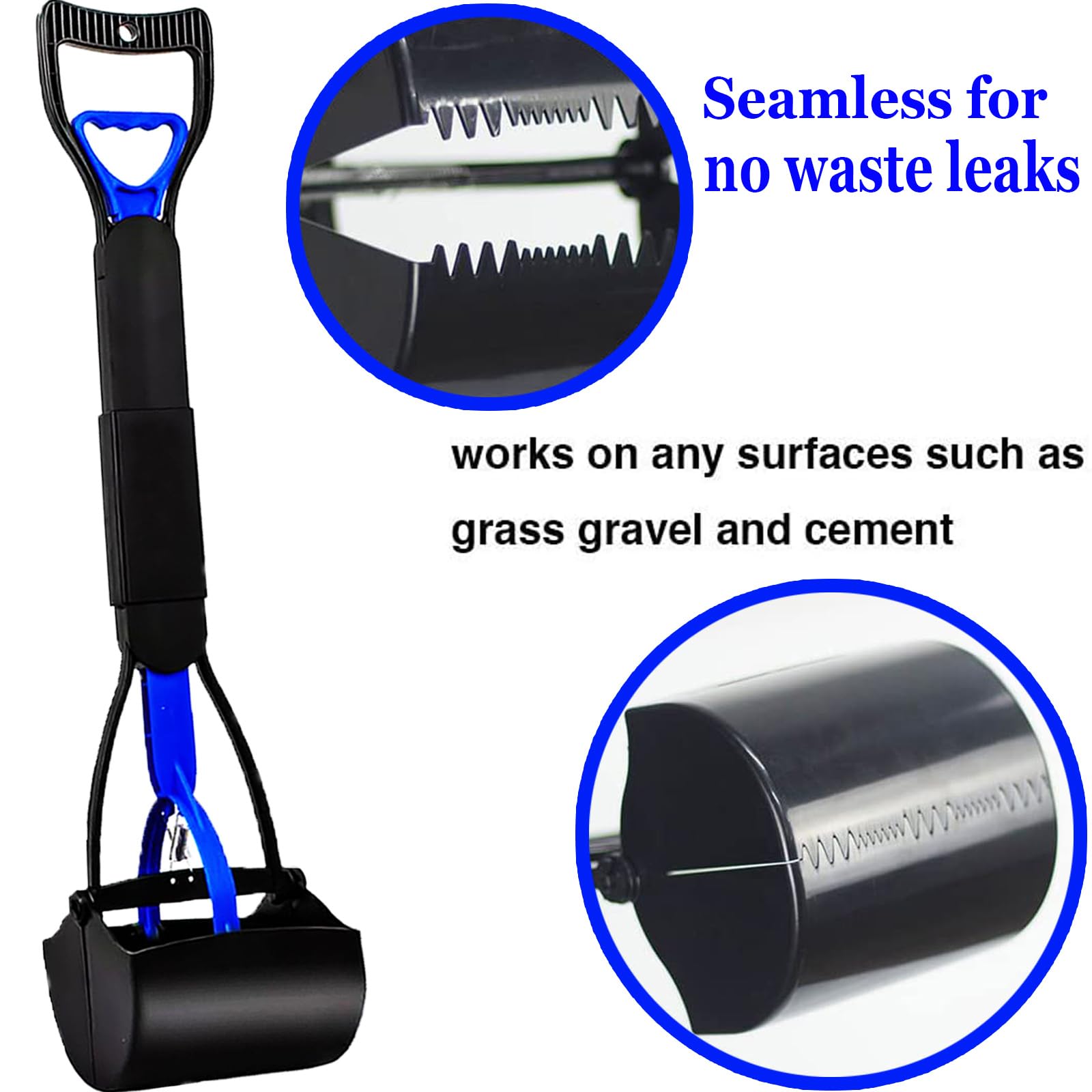 ienjoyed pooper scooper in grass ready for easy waste pickup and quick cleanup.
