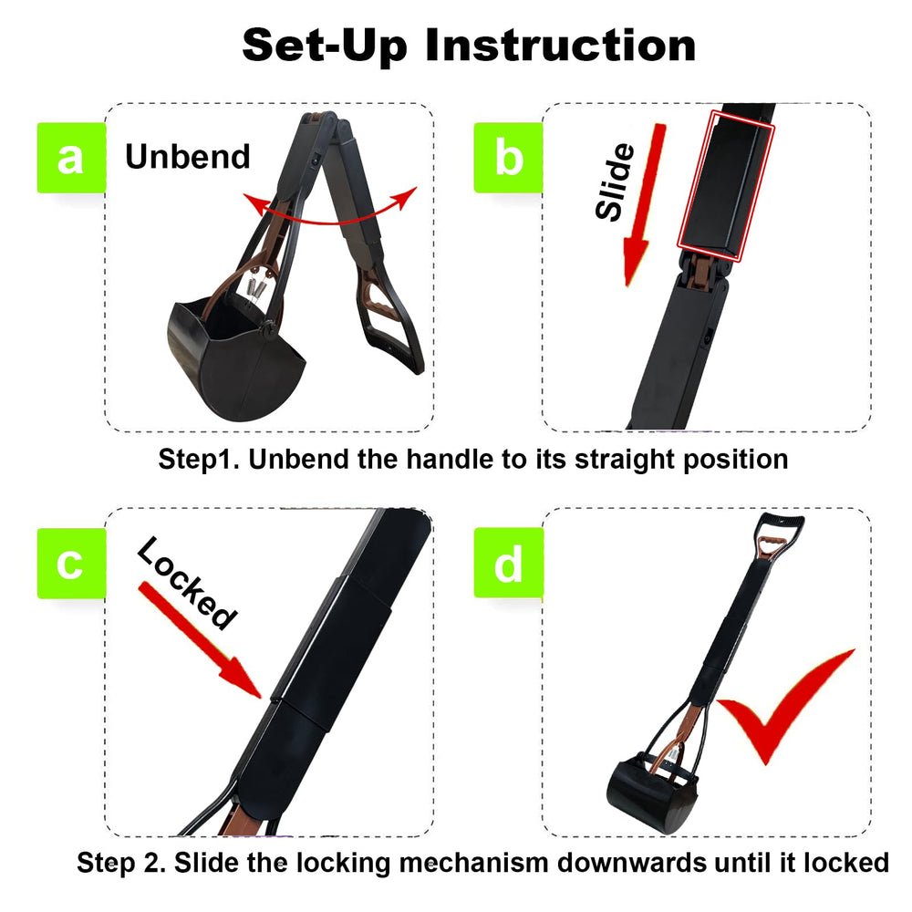 ienjoyed Pooper Scooper teeth aid secure pickup on grass concrete and dirt