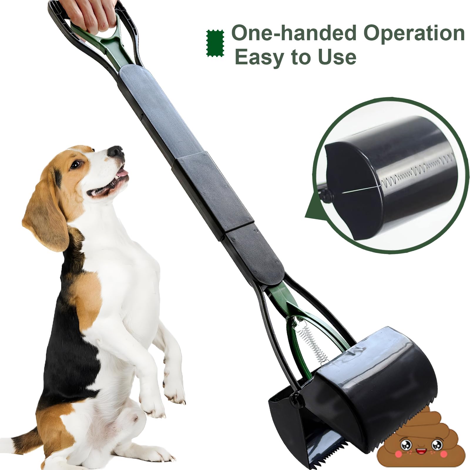 ienjoyed pooper scooper works well on grass, concrete, and dirt during walks
