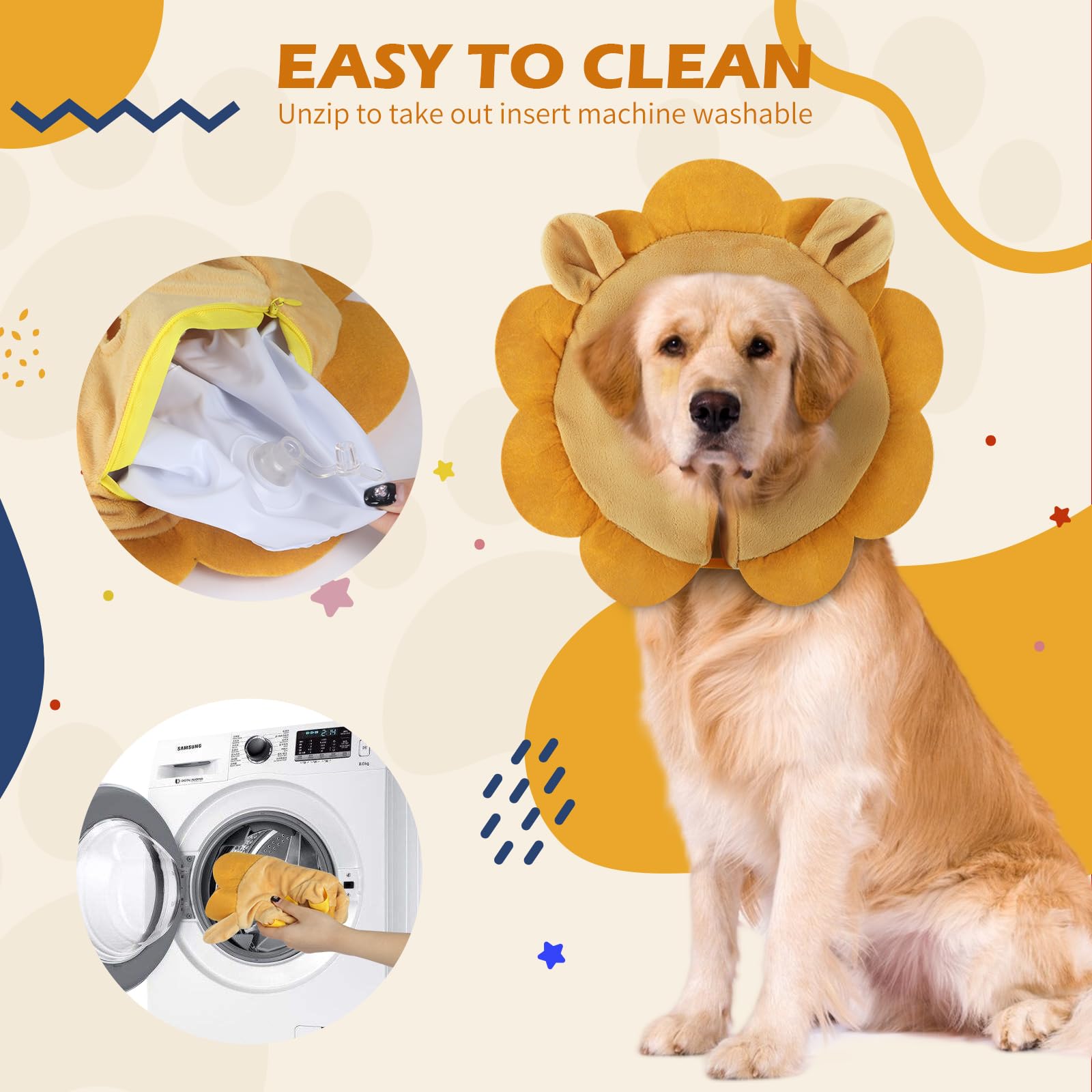 IEUUMLER Halloween-ready design adds a cute look for festive pet photos.