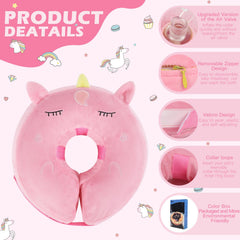 IEUUMLER inflatable collar comfortable lining image shows cozy wear and pet comfort.