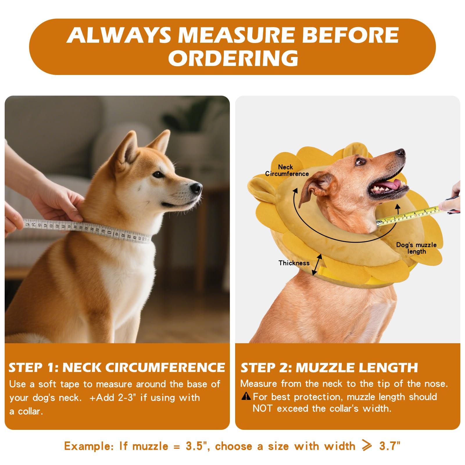 IEUUMLER soft inflatable collar closeup, gentle cushion for comfortable recovery