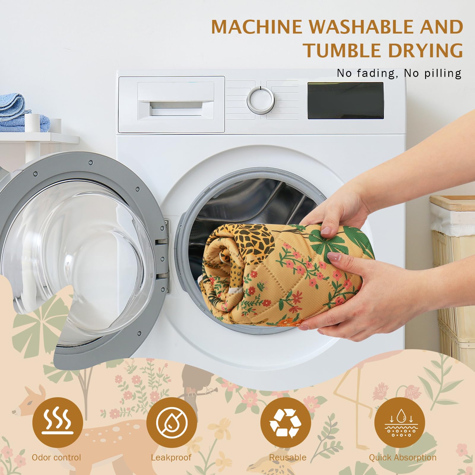 IEUUMLER waterproof pad dries quickly to reduce mess