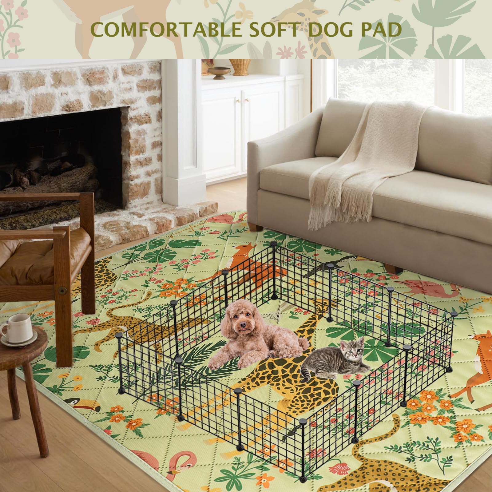IEUUMLER waterproof layer closeup highlights leak resistance for paws and playtime.
