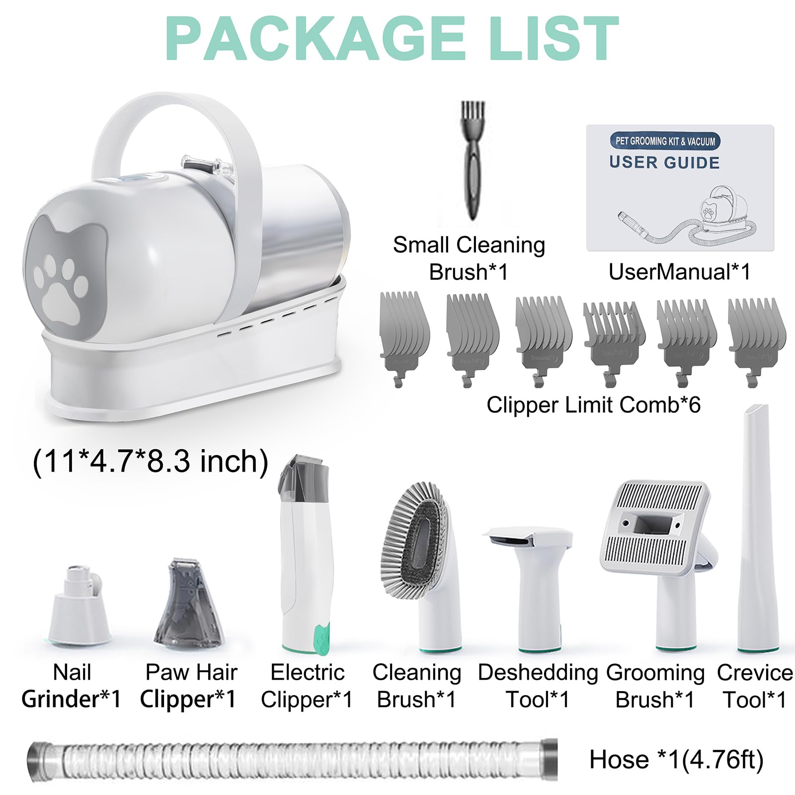 IEVENW quiet grooming tech image emphasizes calmer sessions for anxious pets.