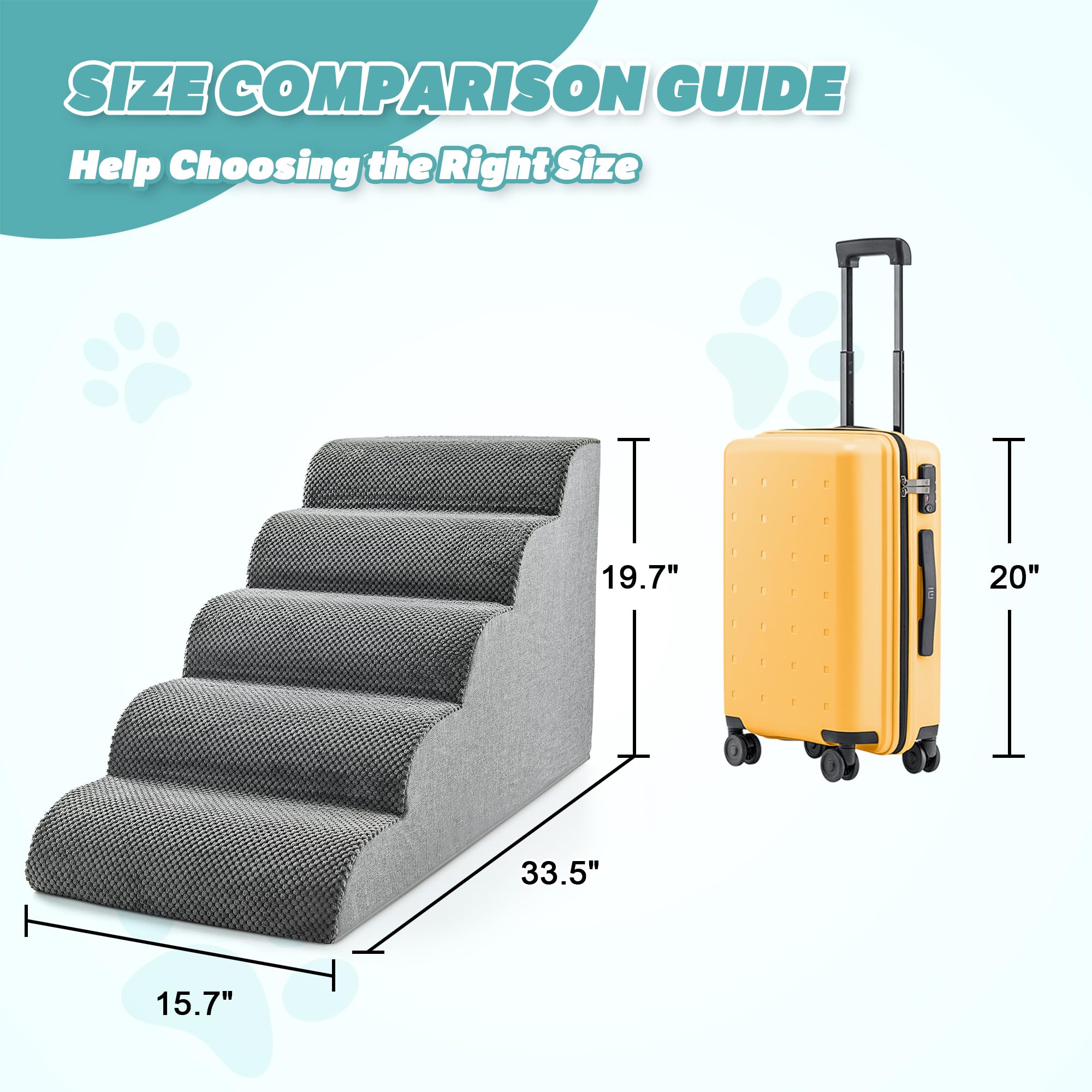 IFNOW 19.7 inch height suits beds and sofas