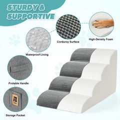 IFNOW dog stairs gentle-slope design supports small dogs and seniors