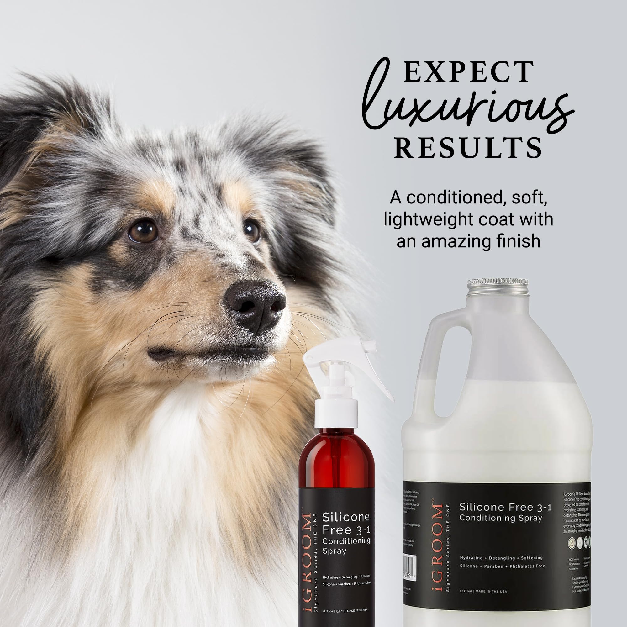 igroom chestnut extract supports damage repair-inspired hydration for heated coats