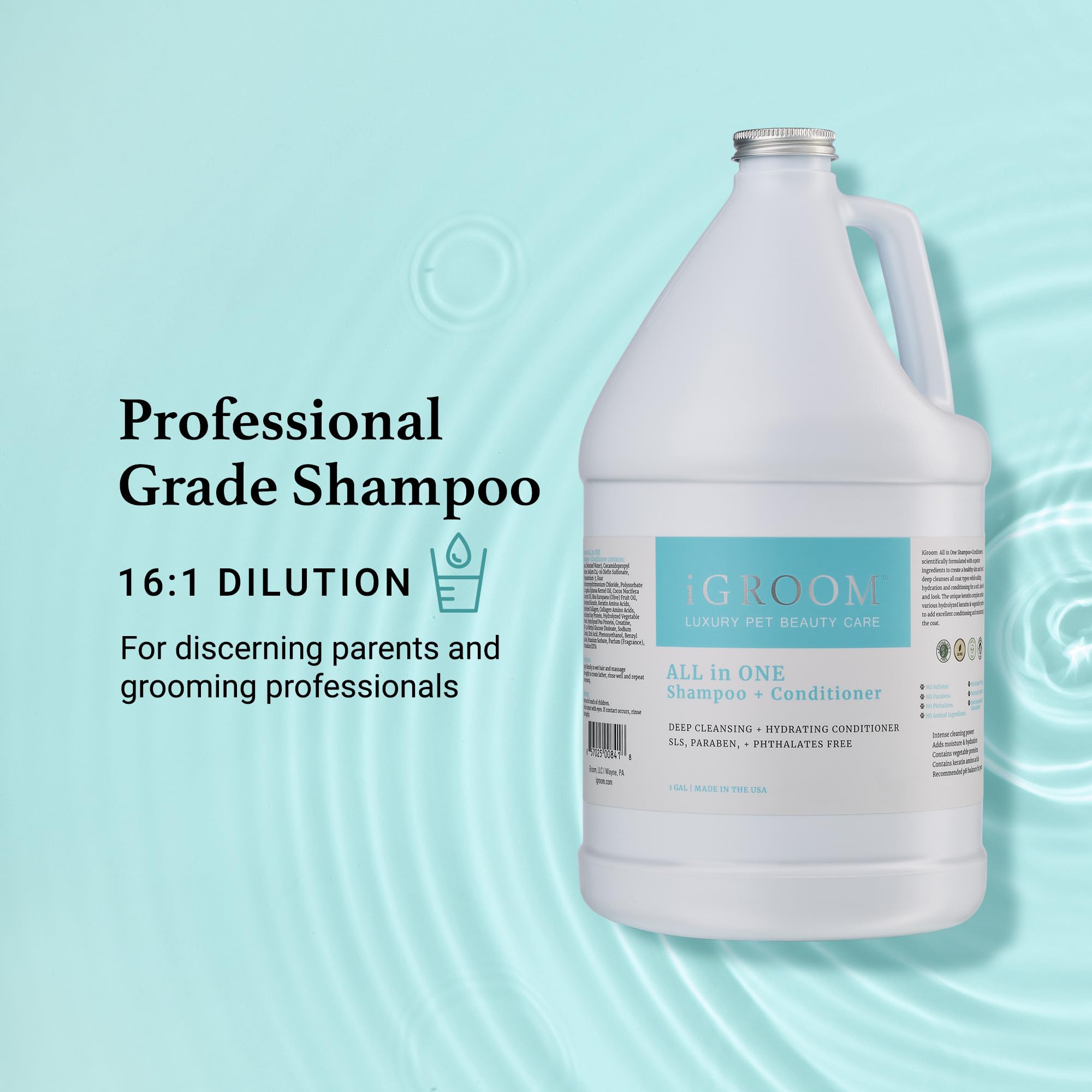 iGroom grapeseed strengthens and hydrates hair fibers