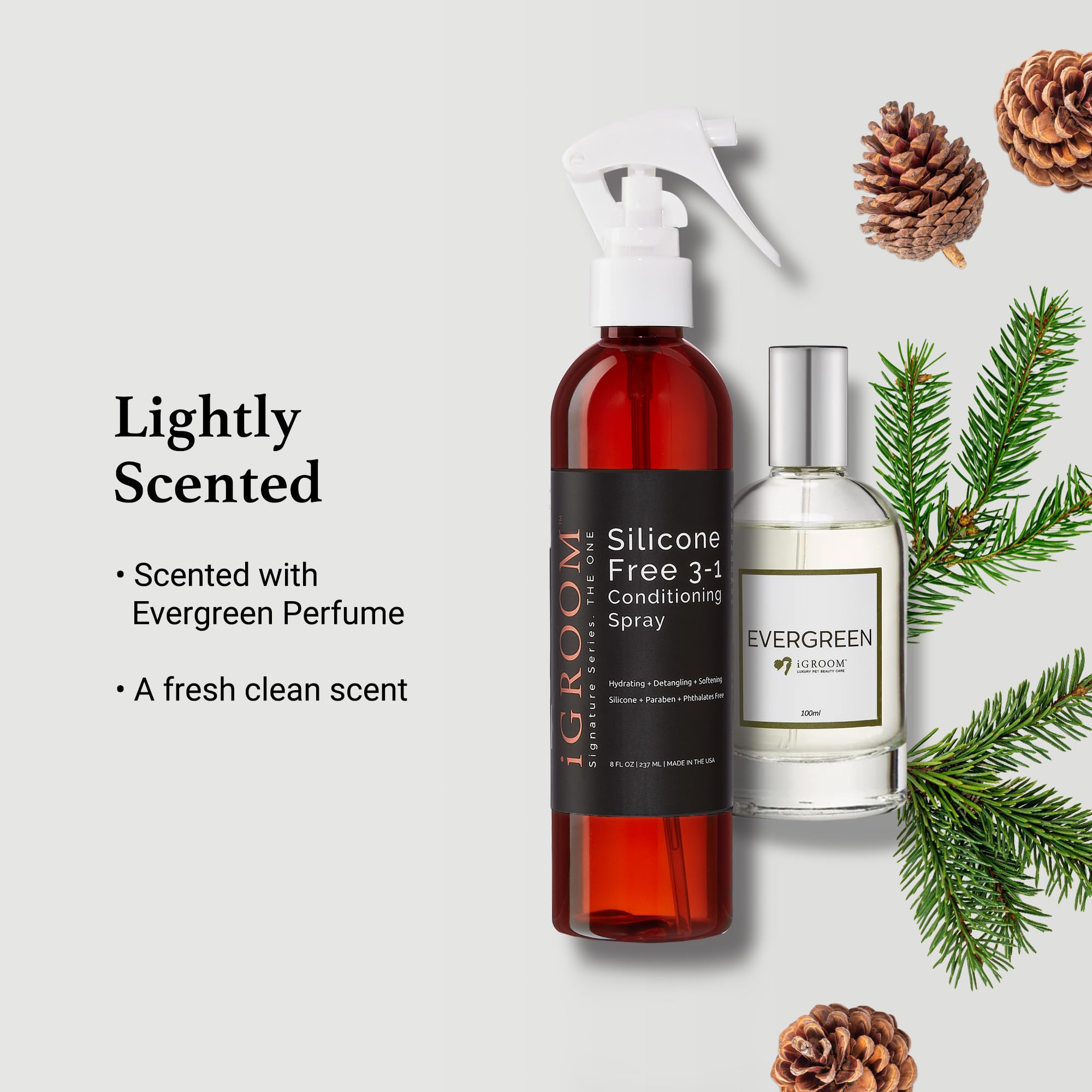 igroom panthenol balances moisture for a healthy-feeling coat