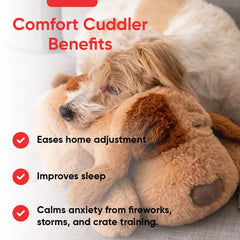 iHeartDogs comfort-cuddler-pillow-heartbeat-unit shows the soothing heartbeat feature for companionship.