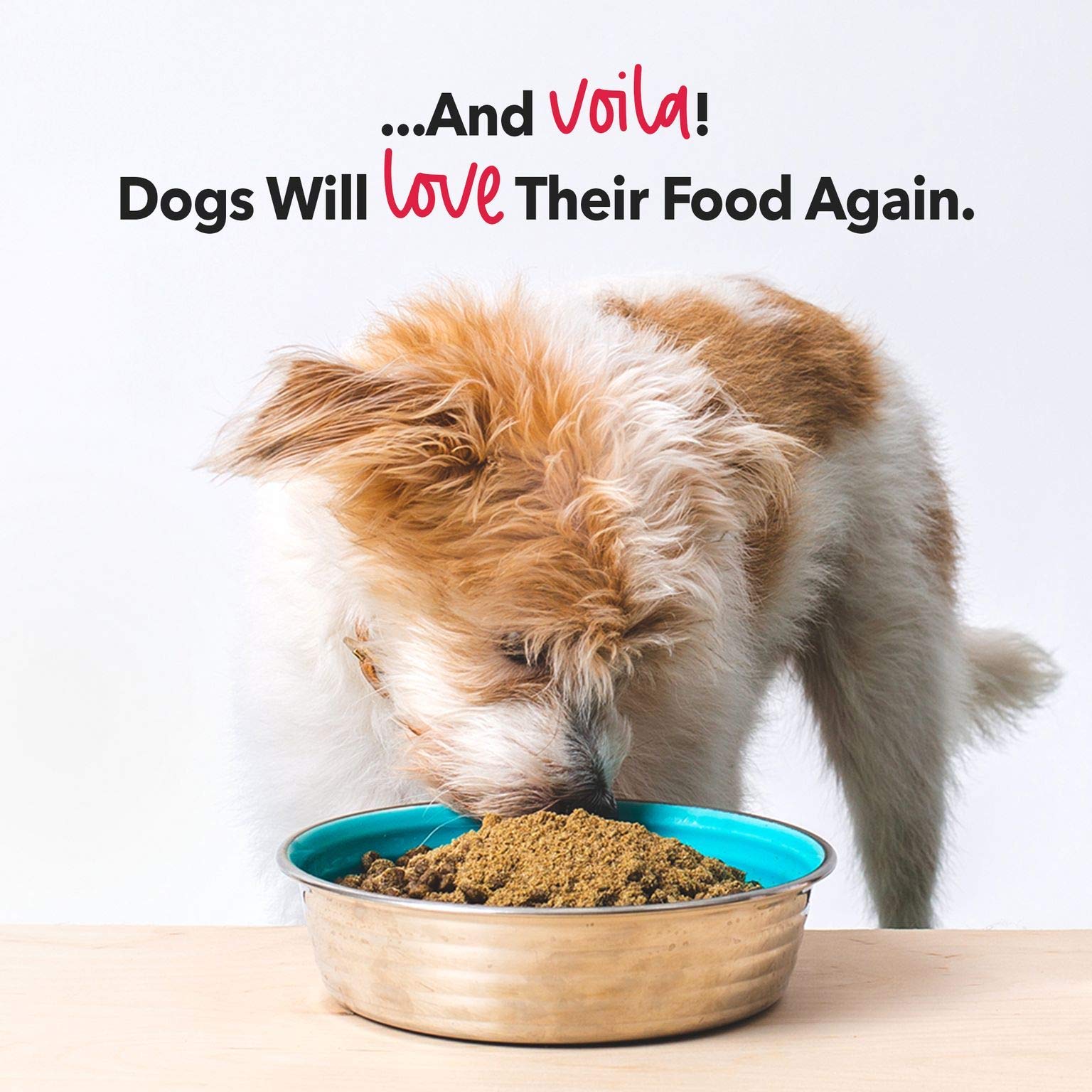 iHeartDogs grain-free and soy-free claim on packaging for sensitive stomachs