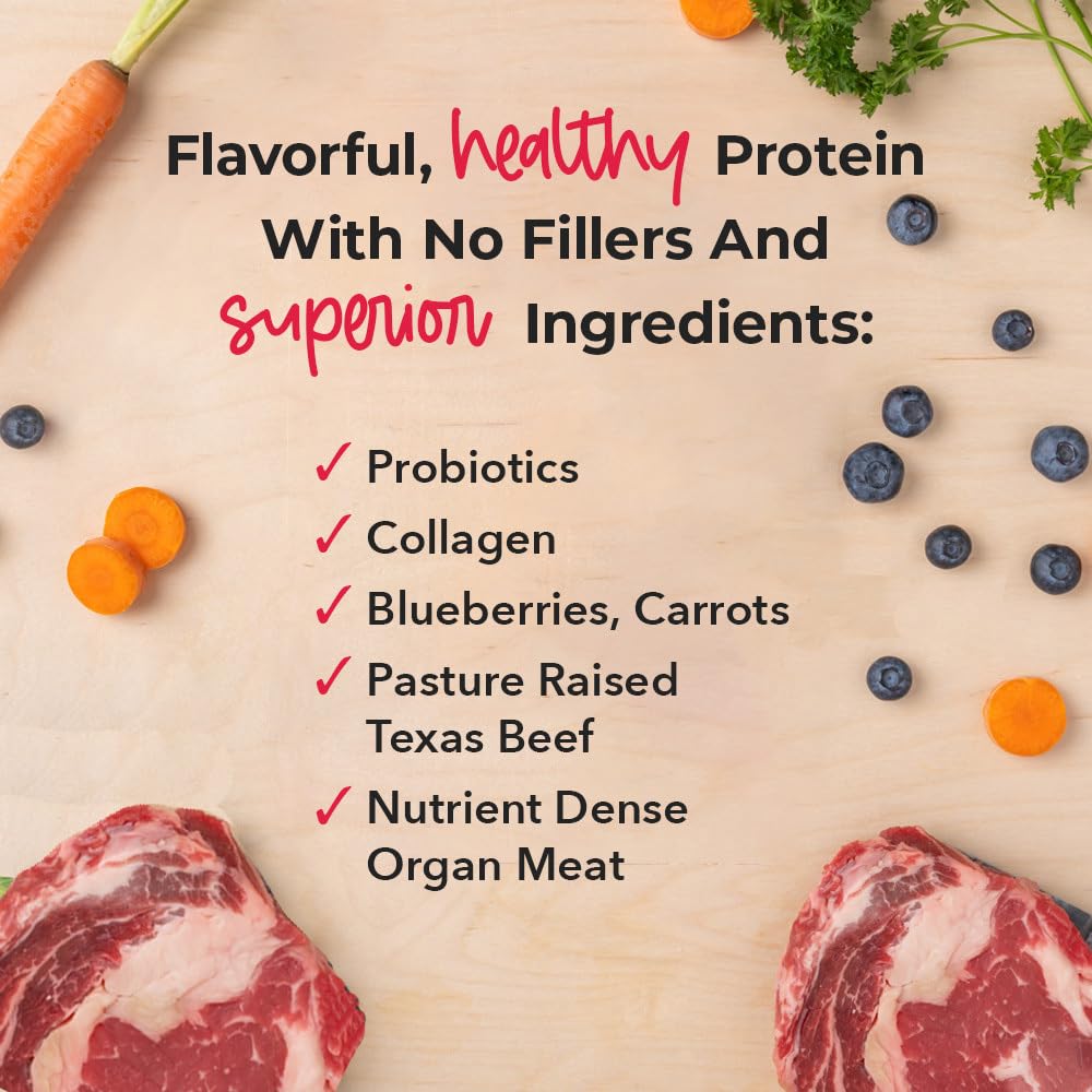 iHeartDogs probiotics-added topper supports digestive health after drying