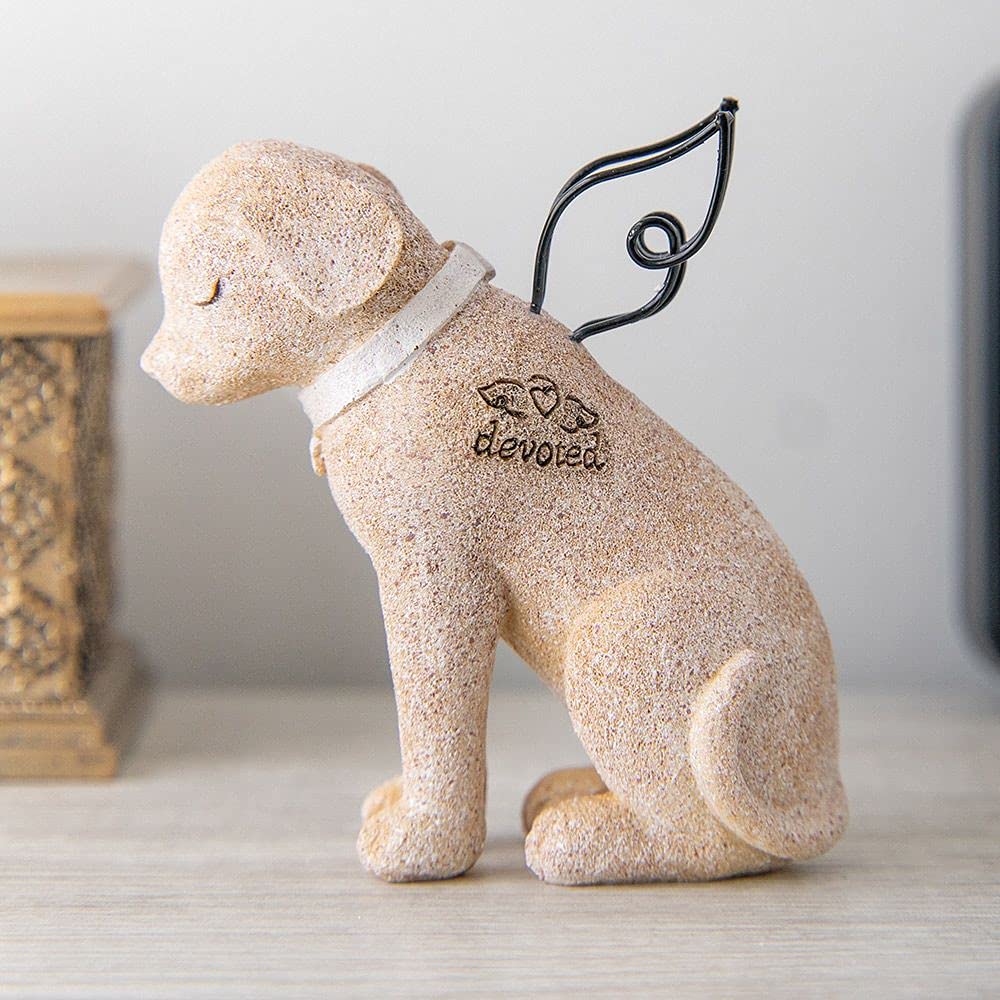 iHeartDogs Dog Memorial Angel Figurine on display sparks a comforting memorial for a beloved dog