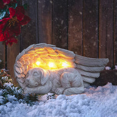 iHeartDogs dog memorial garden stone marks a yard tribute with enduring outdoor durability.