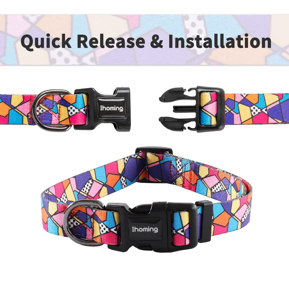 Ihoming adjustable collar 10 to 15 inches for a comfortable, precise fit.