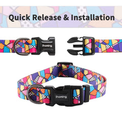 Ihoming adjustable collar 10 to 15 inches for a comfortable, precise fit.