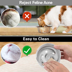 Ihoming black ceramic pet bowls offer a chic, durable feeding option.