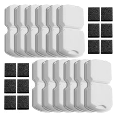IHOUONE cat fountain filter kit with carbon and foam for fresher water.
