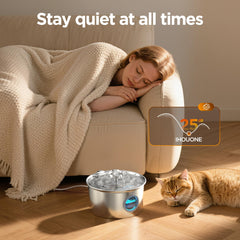 IHOUONE stainless steel body is rust-proof and easy to clean