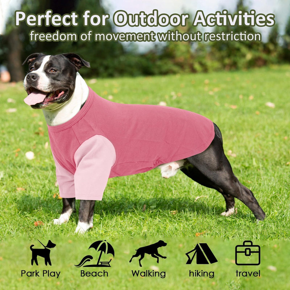 IKIPUKO 3XL dog t-shirt fabric close-up highlighting breathable cotton.