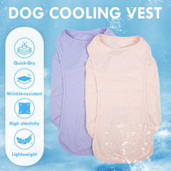 IKIPUKO breathable vest keeps dogs cool during outdoor walks.