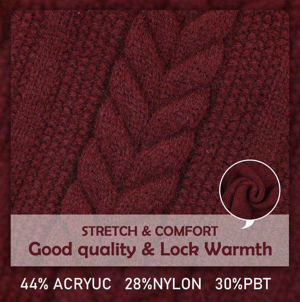 IKIPUKO dog sweater red knit close-up texture showcases premium knit and soft comfort.