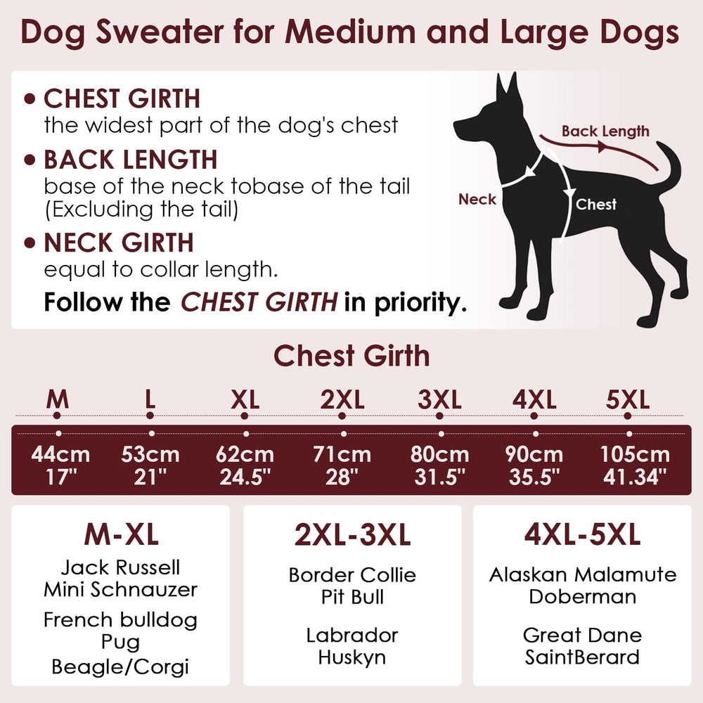 IKIPUKO XXXL fits large breeds like Doberman and German Shepherd.