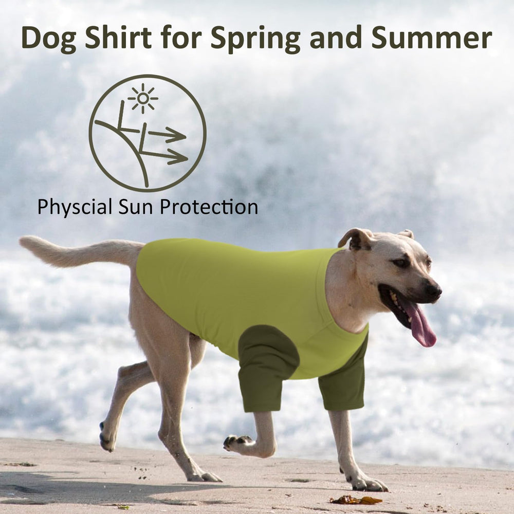 IKIPUKO neckline stitch closeup emphasizes comfy fit for active dogs