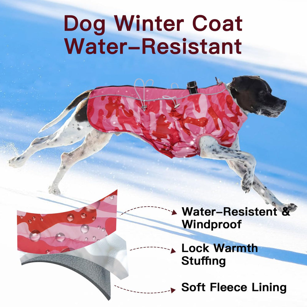 IKIPUKO thick fleece lining and high collar deliver snug warmth during chilly days.