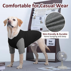 IKIPUKO XL dog shirt moisture-wicking closeup demonstrates quick-dry performance during active outings