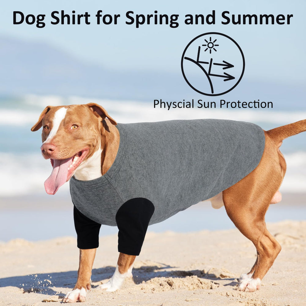 IKIPUKO XL dog shirt size-chart closeup helps pick the right fit for a 53 cm chest