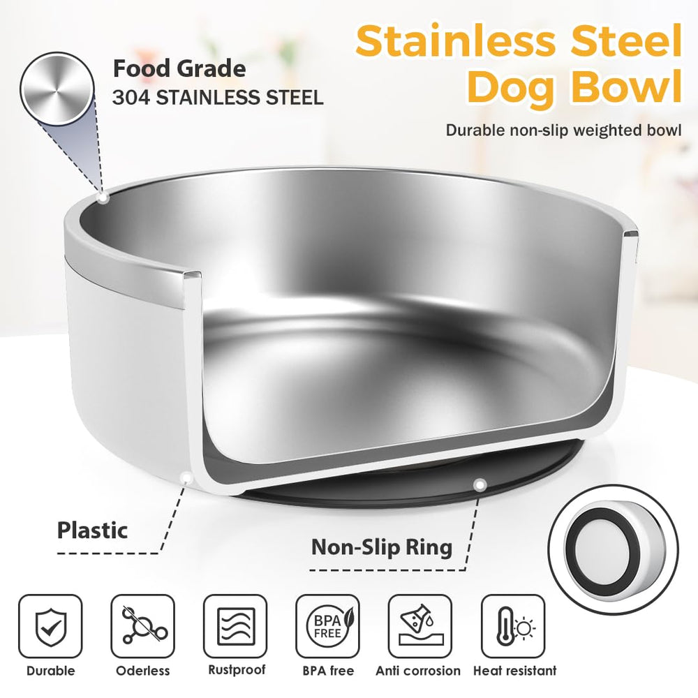 IKITCHEN dog bowl 40oz 7.5in fits medium to large dogs.