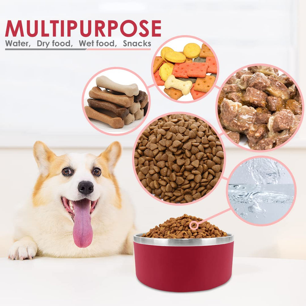 ikitchen dog bowl 64oz option offers extra feeding capacity for big pets.