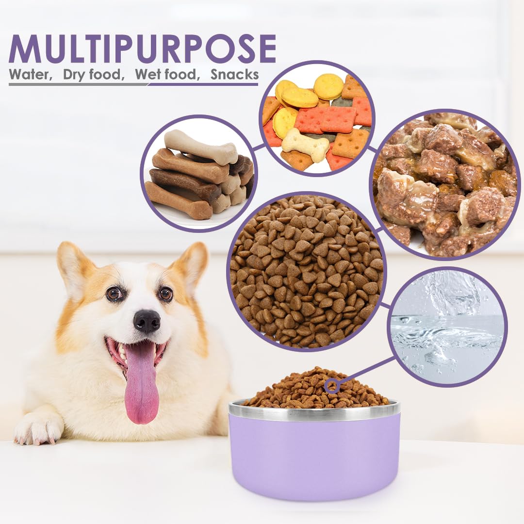 IKITCHEN dog bowl heavy-duty large-dog design supports robust feeding sessions.
