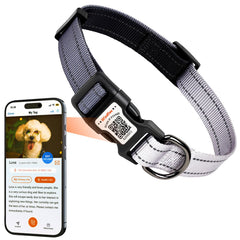 ILFINDYOU personalized dog collar with QR tag for quick reunions.