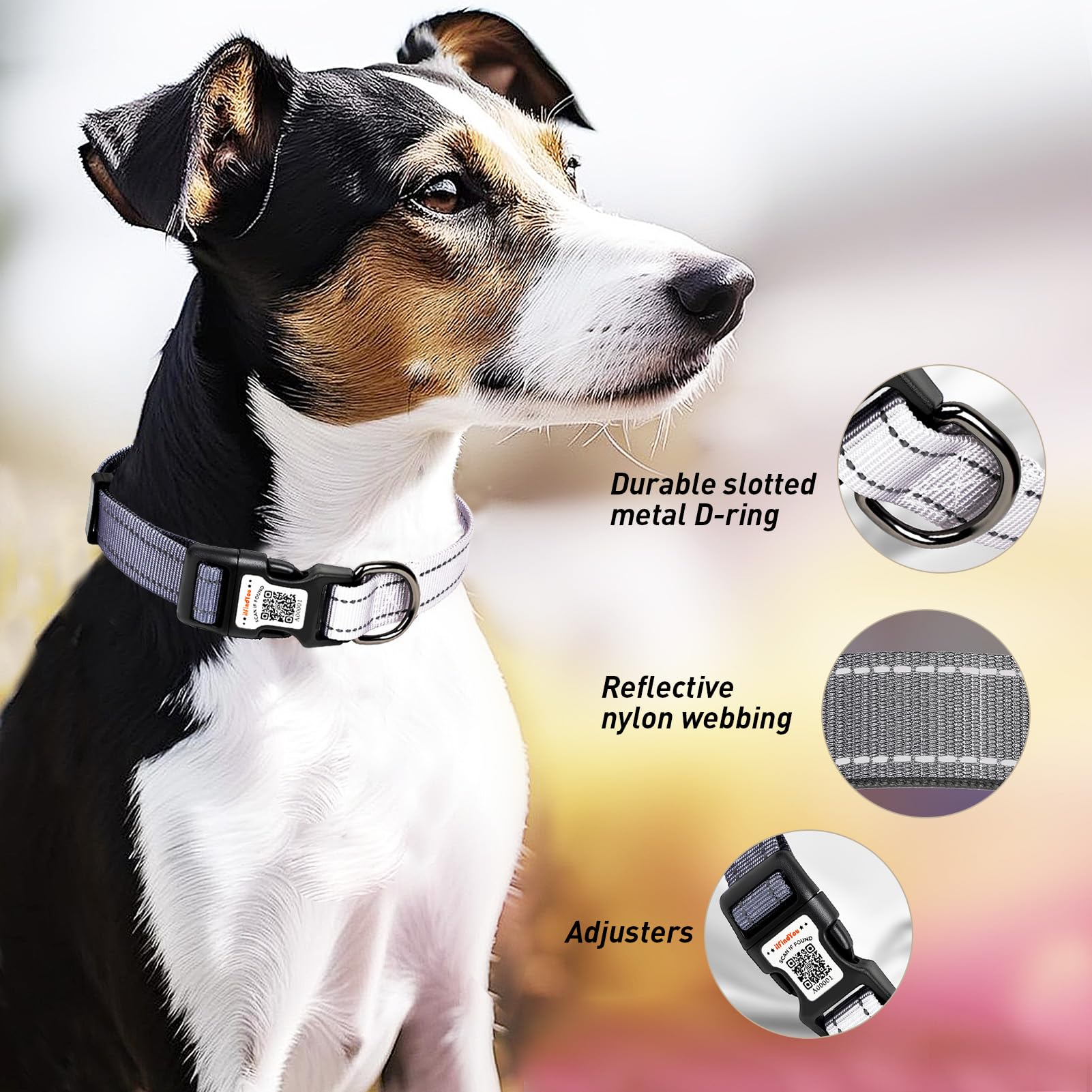 ILFINDYOU reflective stitching at night increases visibility during walks