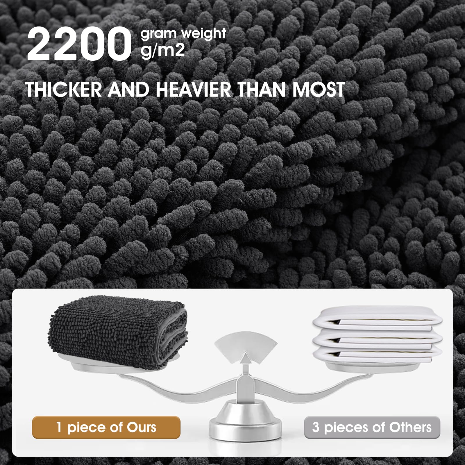 IM HOME winter-ready mat traps snow and moisture after boots.
