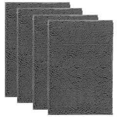 IM HOME muddy door mats chenille fibers close-up for durability