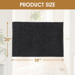IM HOME muddy door mats dense 2200gsm front view highlights heavy-duty durability.