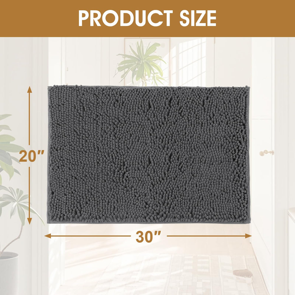 IM HOME muddy door mats dense absorbent pile showing texture