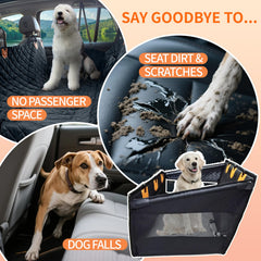 Imaboie dog car seat airflow mesh enhances breathability to keep pets cool.