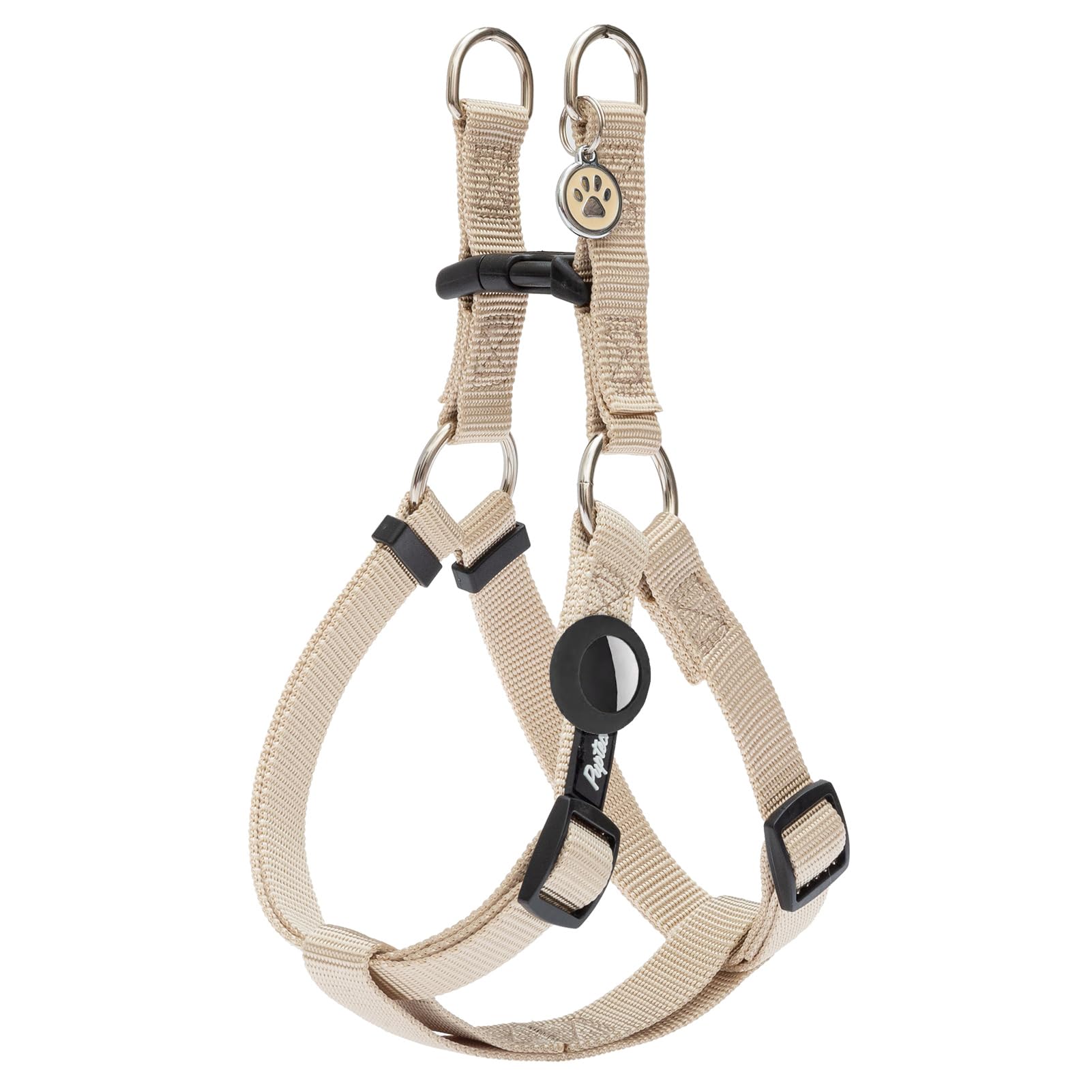PUPTECK no-pull harness side view for secure control on walks