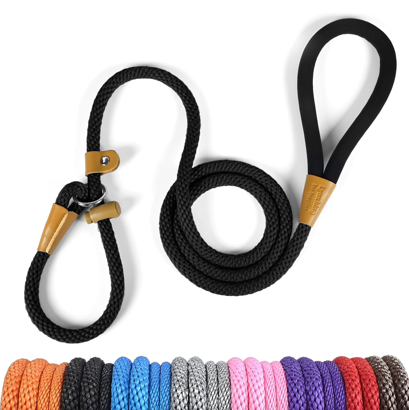 Lynxking Slip Lead Dog Leash – 6 ft x 1/2