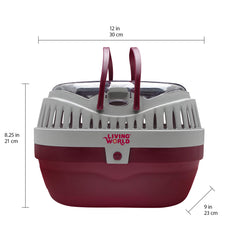 Living World Pet Carrier for Small Pets – Large, Durable & Easy Transport