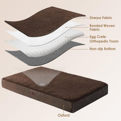 Non-slip bottom keeps the EHEYCIGA bed stable on flooring