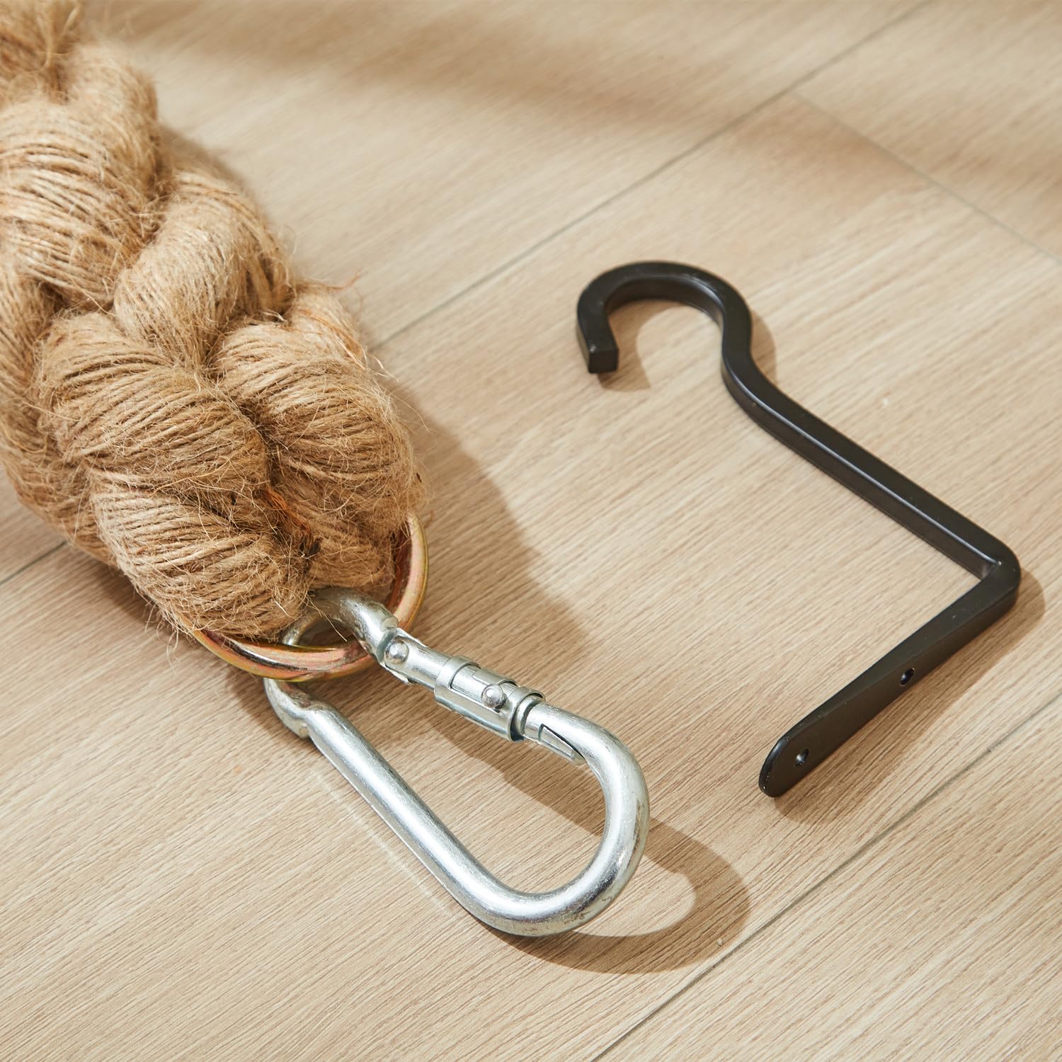 SHENGOCASE Cat Climbing Rope — 6.56 Ft Wall-Mounted Jute Climbing Pole (1.9
